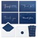 thumbnail image 1 of Tarjetas de agradecimiento T&M Quality Pack de 100 unidades 4x6 pulgadas azul marino, 1 of 7