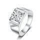 thumbnail image 5 of Moissanite Anillos de Boda para Hombre 2Uds Corte Redondo Color D VVS1 Azul/rojo/verde Anillos de Compromiso Diamond Rings Moissanite con Certificado, 5 of 9