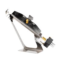 Magideal - Plantilla De Emplumado Ajustable Con Forma De Flecha, Herramienta De Bricolaje, Resistente Al Desgaste, Portátil, De Metal, Accesorios Prácticos Para