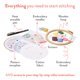 thumbnail image 3 of Kit de bordado Clever Poppy para principiantes con aro y hilo, 3 of 8