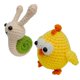 thumbnail image 1 of Kit De Ganchillo De 2 Piezas Para Principiantes Incluye Hilo, Gancho, Accesorios Chick Snails, 1 of 5