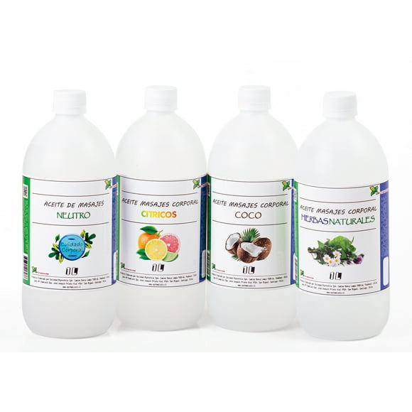 Aceite De Masajes Pack #9 De 4 Fragancias - 4 Litros