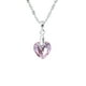 thumbnail image 1 of Collar Amor Plata Italiana 925 y Cristal Genuino Light Rose, 1 of 4