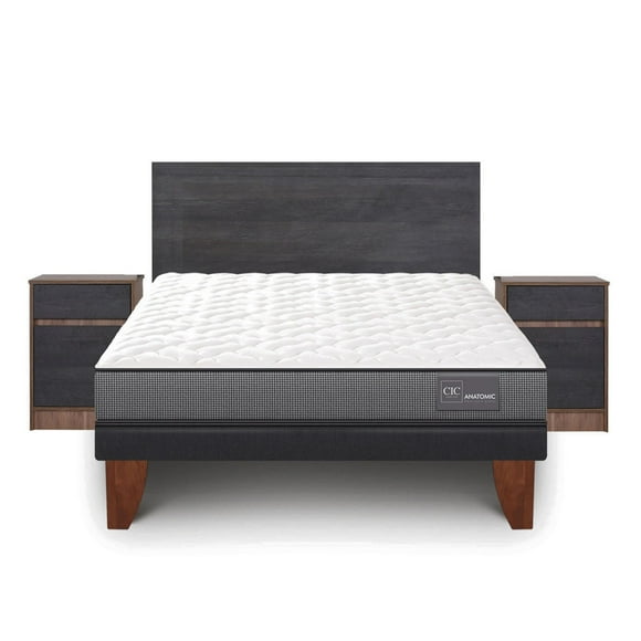 Cama Europea Anatomic 2 Plaza Base Normal