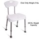thumbnail image 4 of Asiento de Baño Carex Modelo con Respaldo Ajustable en Altura, 4 of 6