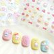 thumbnail image 2 of Pegatinas para uñas okiyomi 3D Kawaii – 4 hojas, 289 calcomanías, 2 of 7