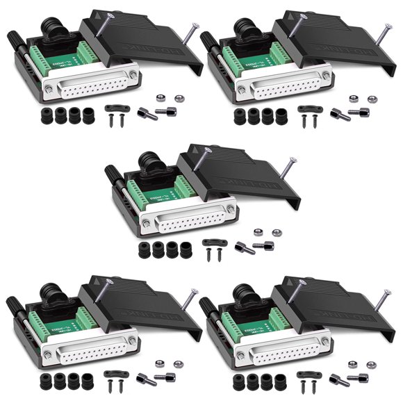 Adaptador DB25 ANMBEST 5 uds sin soldadura hembra RS232