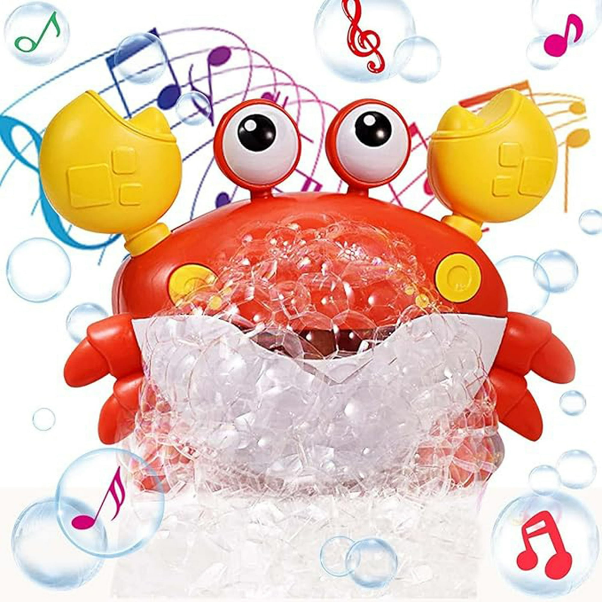 Veatool - Juguetes De Baño, Cangrejos De Burbujas De Bañera, Hacer Burbujas Y Reproducir Una Canción Infantil, Regalos Para Niños Y Niñas
