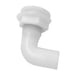 thumbnail image 1 of Manguera De 1 "de Plástico Blanco A Través Del Casco Conector De Montaje De 90 Grados Para Barco, 1 of 5