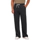thumbnail image 1 of INSPIRE CHIC Pantalones de Hombre Casuales de Color Sólido con Textura Jacquard de Pierna Recta y Cintura con Cordón 38 Negro, 1 of 5