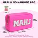 thumbnail image 3 of Bolsa de fichas de Mahjong Ahdoma 52 cm × 9 cm × 14 cm con cremallera para viaje, 3 of 6