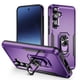 thumbnail image 1 of Para Samsung Galay S25 FE 5G Funda con Soporte de Anillo Metálico de Rotación de 360° [Soporte Magnético para Auto] a Prueba de Golpes Resistente Protección de Cuerpo Completo de Alta Resistencia a, 1 of 7