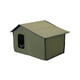 thumbnail image 1 of Casa Para Gatos Para Exteriores, Nido Transpirable Desmontable, Acogedora, Antideslizante, Casa Para Perros, Verde, 1 of 6