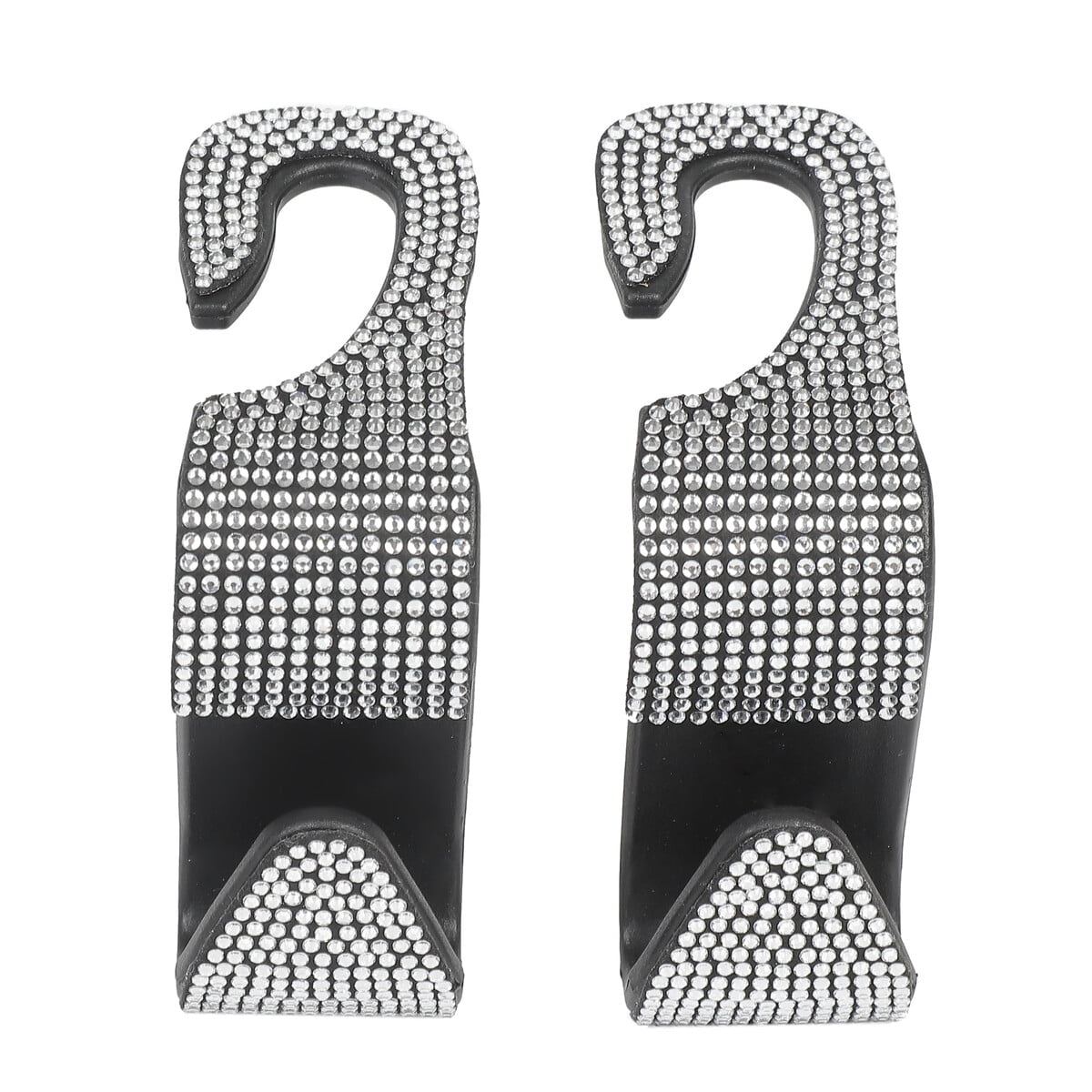 Ganchos Auto Drive Apoya Cabeza Bling Plateado 2 Pack Universal