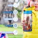 thumbnail image 5 of La casa búho Botella de Agua con Tapa Pop Top de Un Toque, Acero Inoxidable, a Prueba de Fugas, para Deportes, Botella Infantil azul 12 oz, 5 of 6