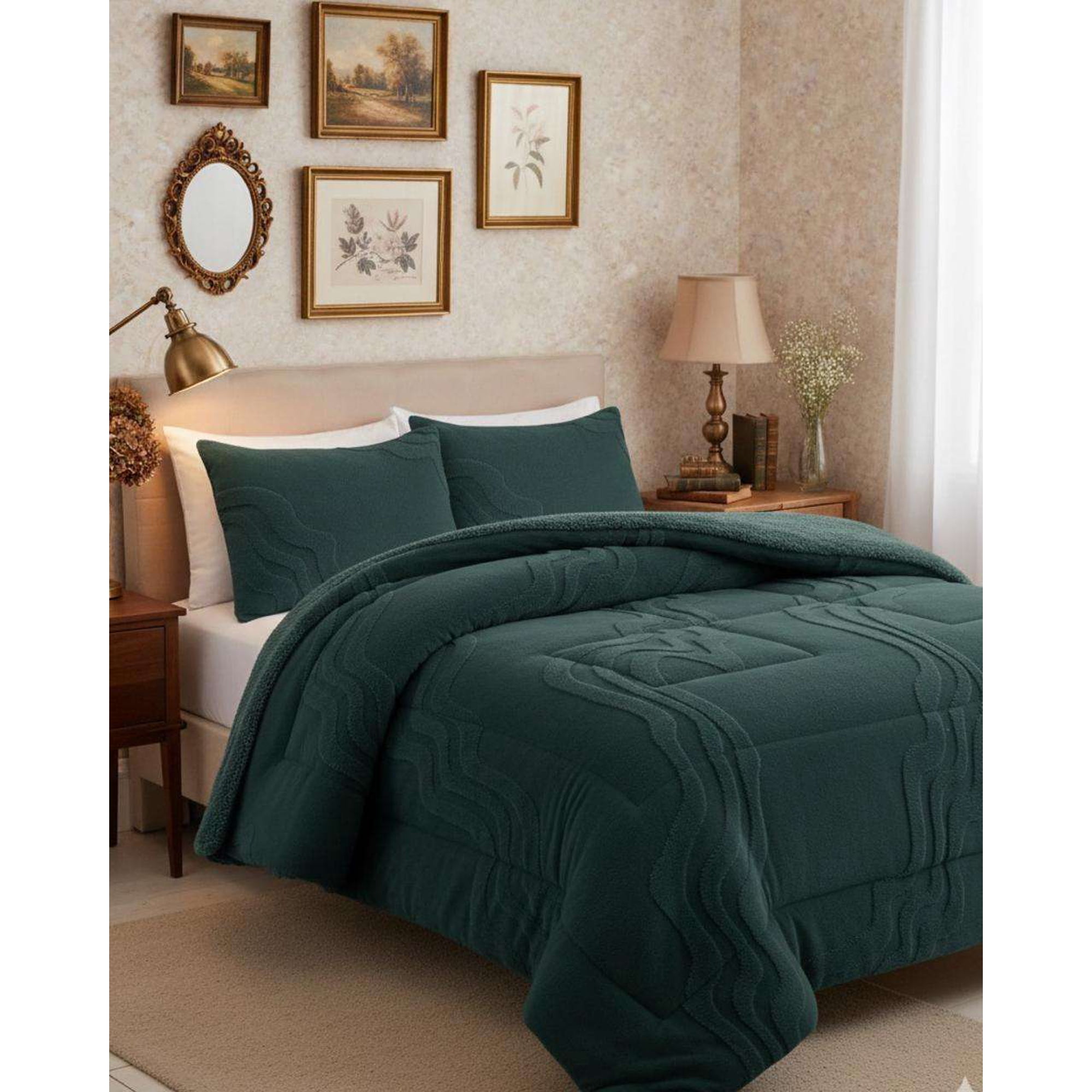 Fei Ya - Cubrecama De Invierno Con Chiporro King Color Grafito