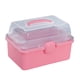thumbnail image 5 of Organizador Caja De Almacenamiento Organización Del Hogar Cajas De Almacenamiento Transparentes Multifuncionales Rosa, 5 of 5