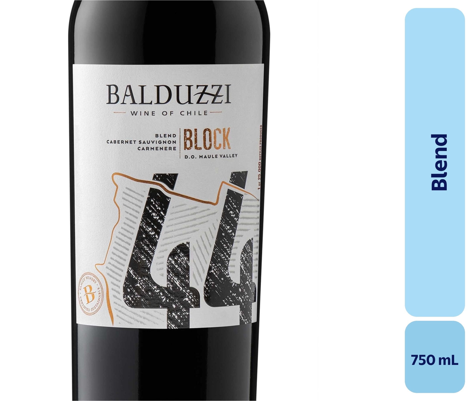 Vino Blend Botella 750 mL Balduzzi