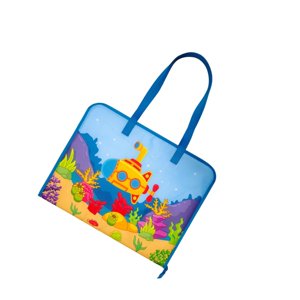 Magideal - Bolsa De Archivo A3, Bolsa De Almacenamiento De Ilustraciones, Para Niños, Con Cremallera, Versátil, Con Asas, Práctica, Ligera, Para Pintar, Bolsa De