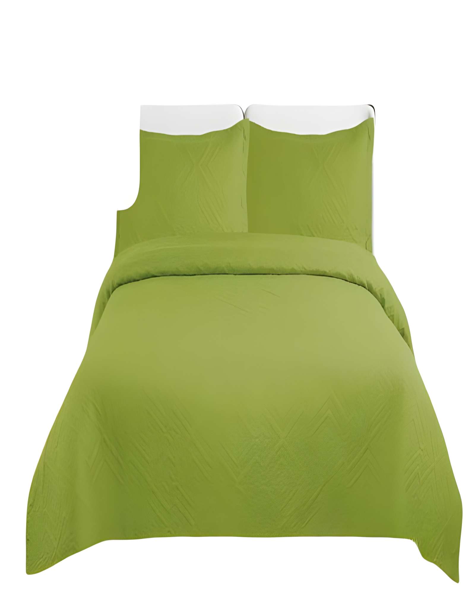 Genérico - Quilt Cubrecama De Verano Con Colores Lisos King Verde