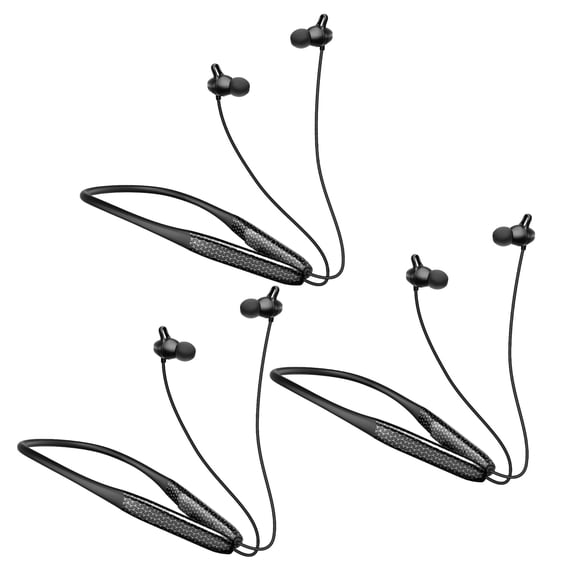 Audífonos Bluetooth Con Banda Para Cuello Paquete De 3 Hasta 60 Horas De Autonomía
