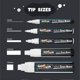 thumbnail image 4 of Juego de 5 marcadores de tiza CHALKY CROWN (1, 3, 6, 10, 15 mm), 4 of 8