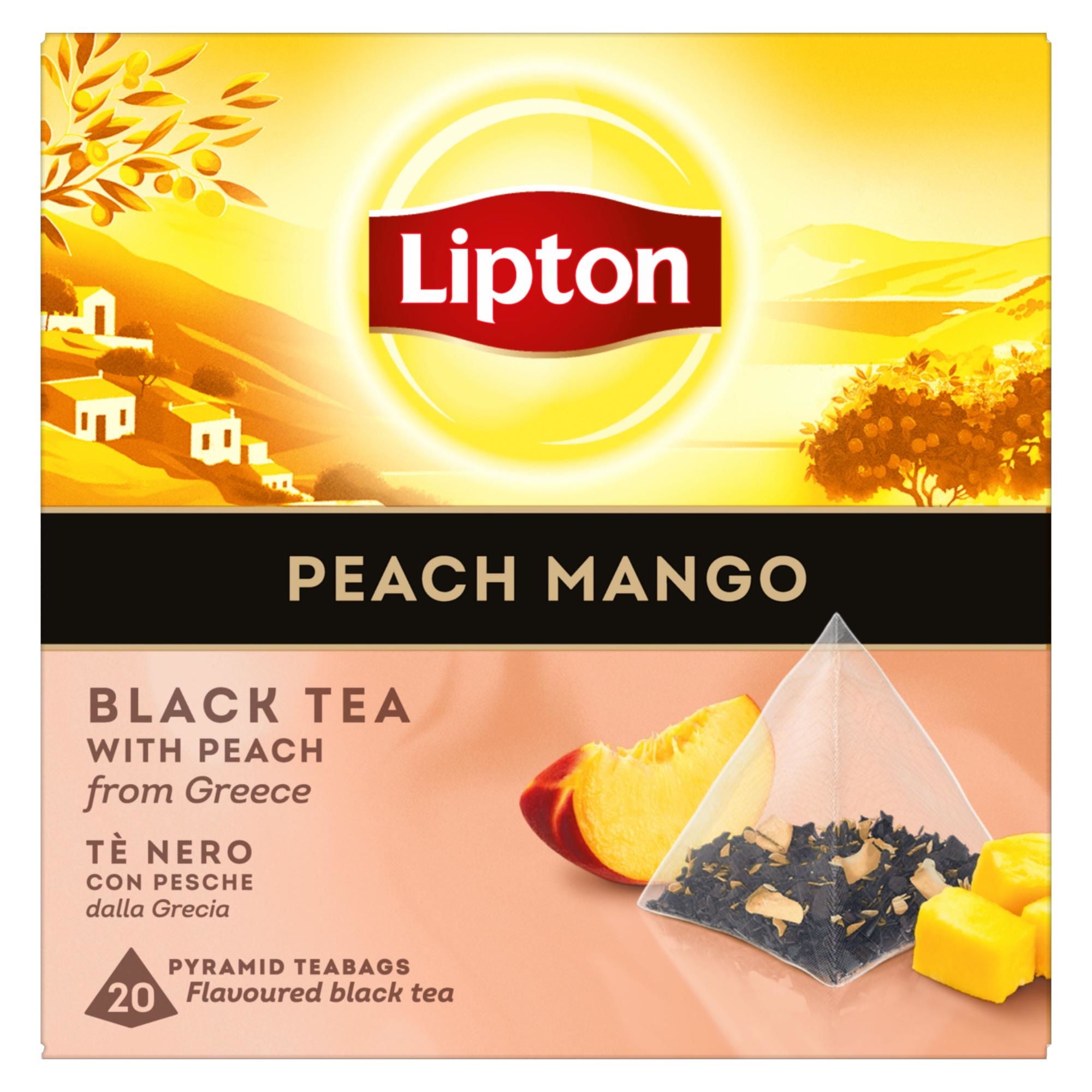 Lipton - Té Negro Peach Mango Caja