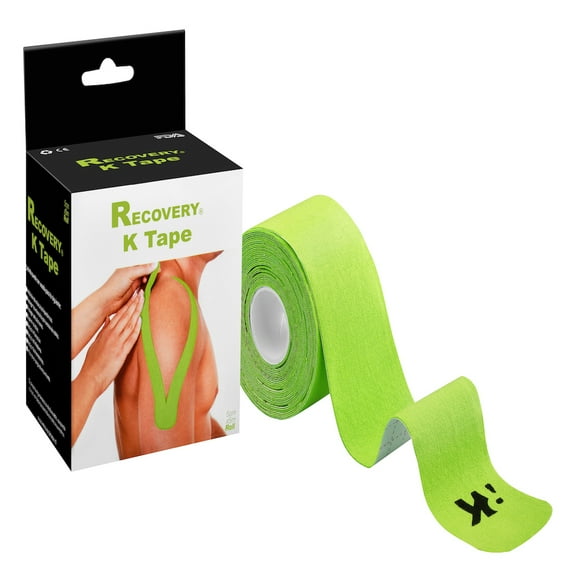 Tape Kinesiologico Verde 5 Cm X 5 Mt Precortada Recovery