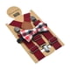 thumbnail image 4 of Conjunto De Tirantes Y Pajarita Para Ni?os, Estilo Y, Color Burdeos, Ideal Para Disfraces Formales., 4 of 5