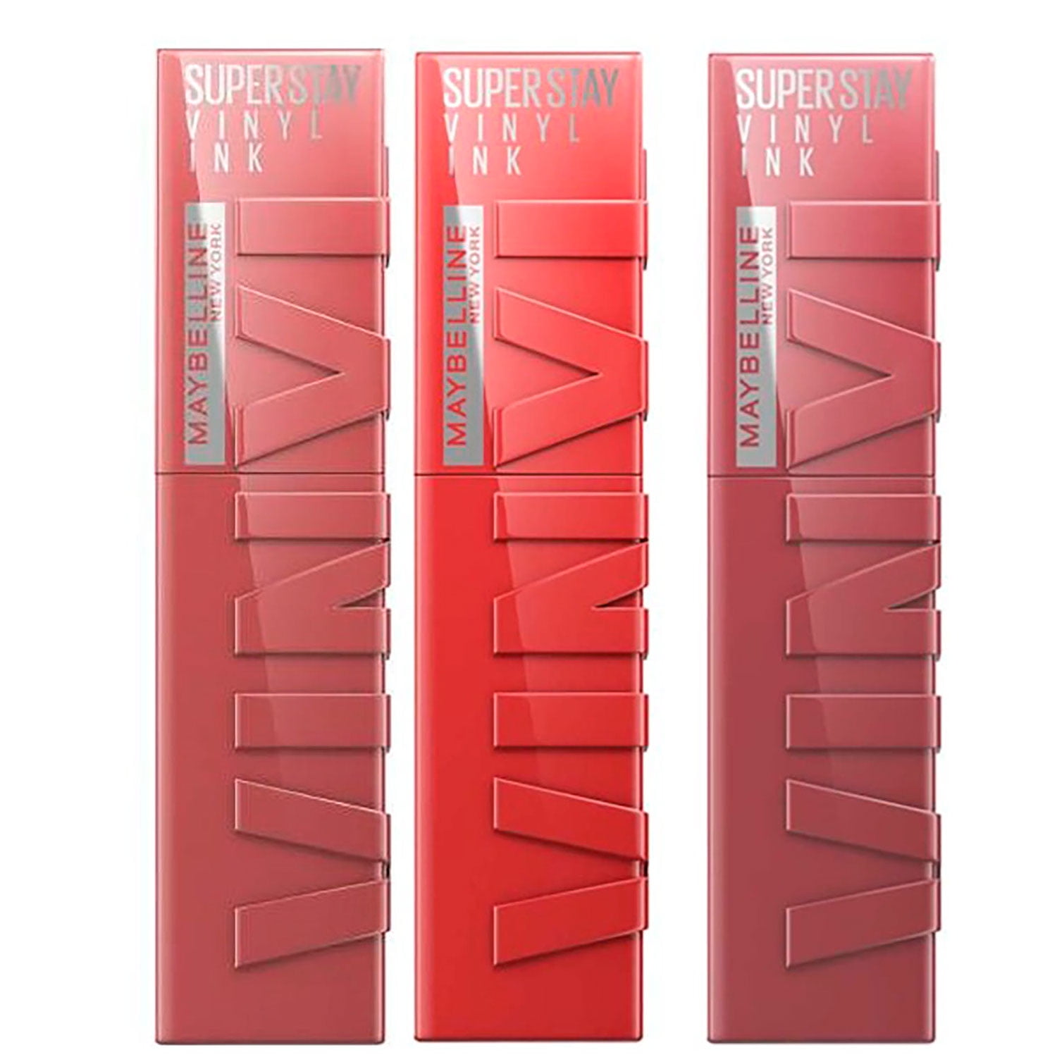 L’oréal Paris - 3 Labiales Superstay Vinyl Ink Nudes Hasta 16h Maybelline