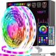 thumbnail image 1 of Tiras de luces LED REEMEER 40 m RGB con sincronización musical y control remoto, 1 of 7