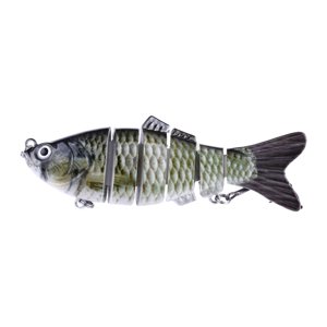 Magideal - Señuelo De Pesca Señuelo Artificial Señuelo Duro Señuelo Que Se Hunde Con Anzuelos Swimbait Realista Señuelo De Superficie Accesorios De Pesca Regalos Estilo B