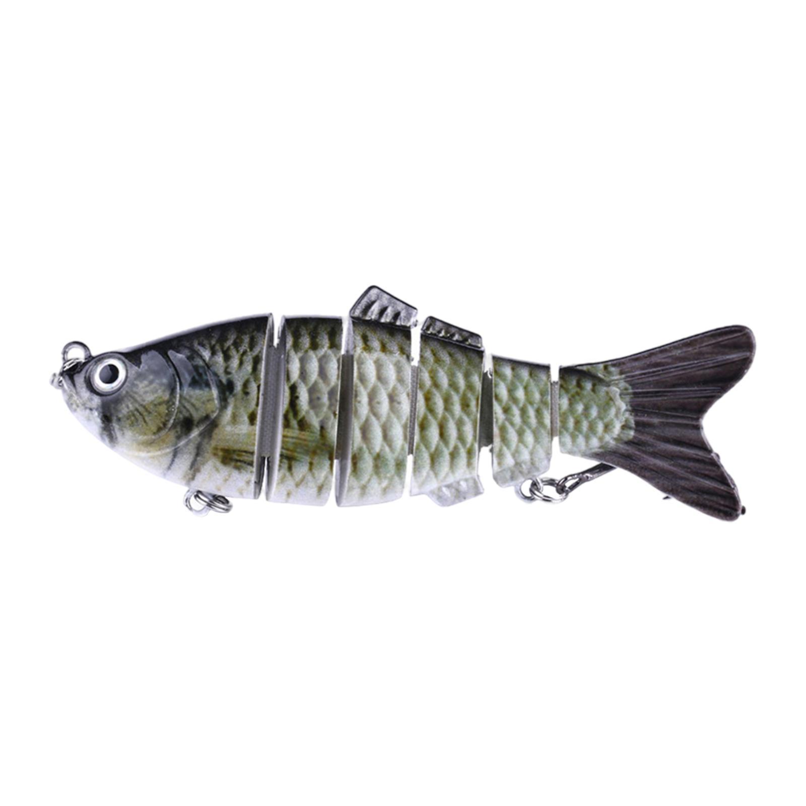 Magideal - Señuelo De Pesca Señuelo Artificial Señuelo Duro Señuelo Que Se Hunde Con Anzuelos Swimbait Realista Señuelo De Superficie Accesorios De Pesca Regalos Estilo B