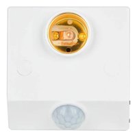 Genérico - Sensor Movimiento Pir Soporte E27 Luz Led Ajustable