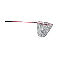 Ioensy - Red De Pesca Plegable, Red De Pesca De Malla, Red De Liberación De Peces Para Agua Dulce Al Aire Libre, Color Rojo Y Negro