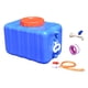 thumbnail image 2 of Tanque De Agua Reutilizable, Cubo De Almacenamiento Horizontal Para Camping, Jardín, Coche, Azul, 27,5 Kg, 2 of 5