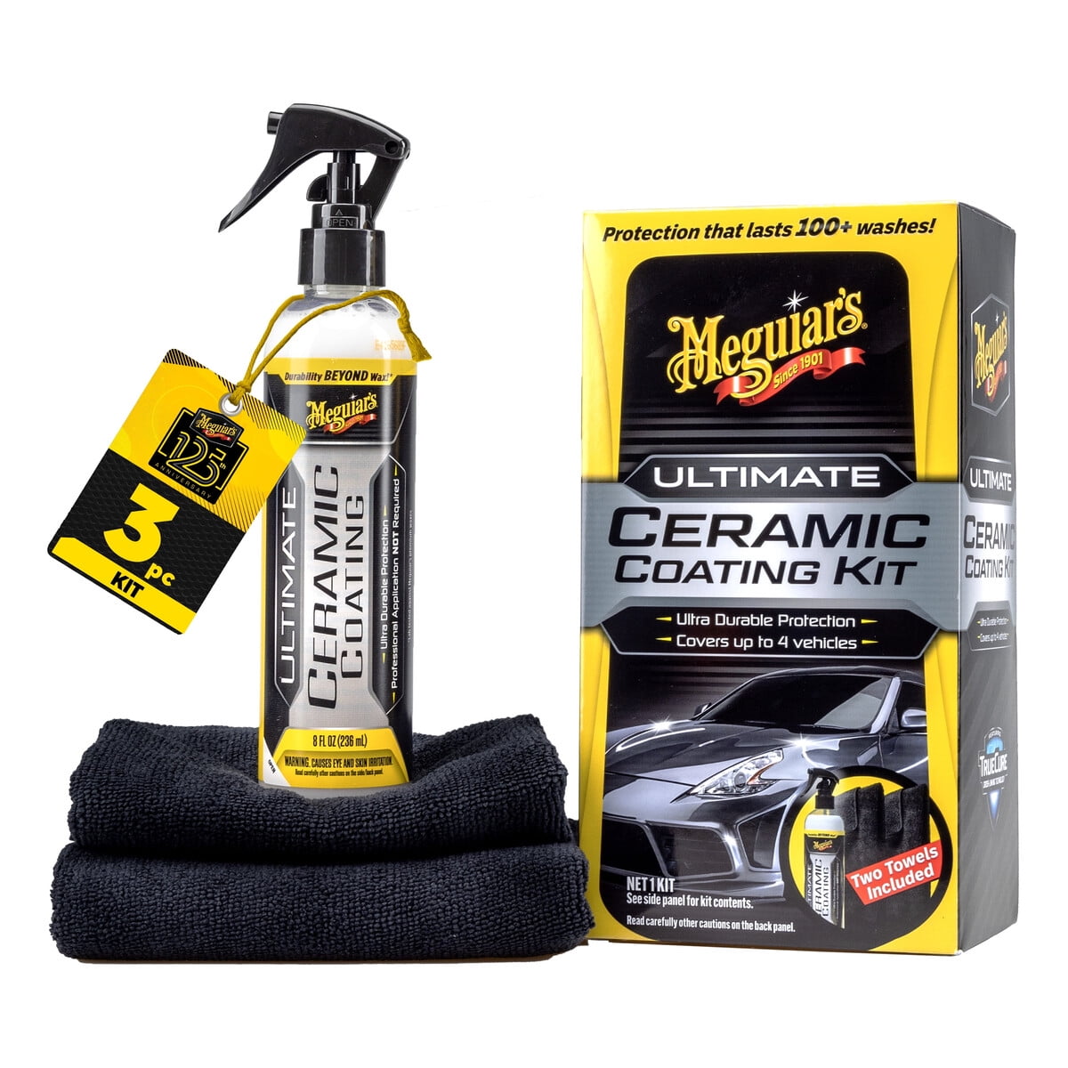 Kit Meguiars Ultimate Ceramic Coating 236ml Con Paños