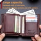 thumbnail image 3 of BULLCAPTAIN Large Capacity Genuine Leather Wallet for Men QB, 3 of 3