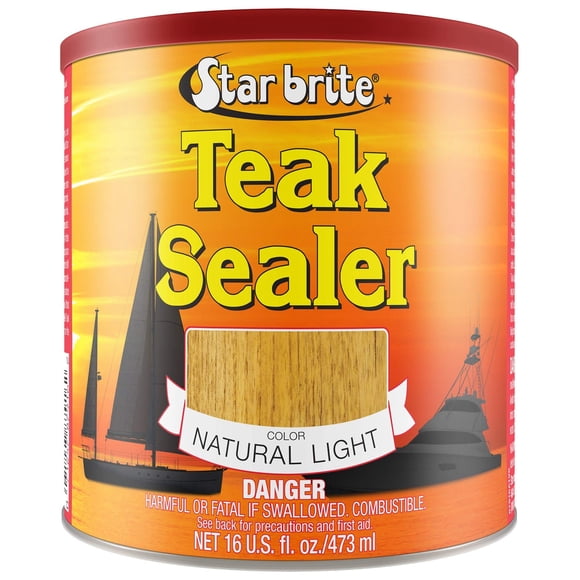 Sellador de teca STAR BRITE sin goteo, sin salpicaduras, 473 ml