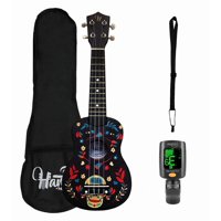 Pack Ukelele Soprano Hana Ukatrina + Funda + Afinador Cromático + Correa Allegro