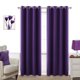 thumbnail image 1 of Cortinas KOUFALL, color morado oscuro, 213 cm de longitud, sala de estar, 2 paneles, 1 of 6