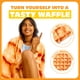 thumbnail image 2 of Manta Waffle Cozy Concepts Co. 165cm Polar Diseño Comida, 2 of 3
