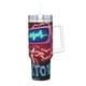 thumbnail image 2 of Plankton: La Película Vaso aislado de acero inoxidable con asa, diseño temático, regalo para familia, amigos y fans; incluye pajita y encaja en el portavasos estándar, 40 oz, 2 of 6
