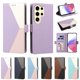 thumbnail image 5 of Funda Cartera con Soporte para Samsung Galaxy S24 Ultra, Morado, 5 of 6