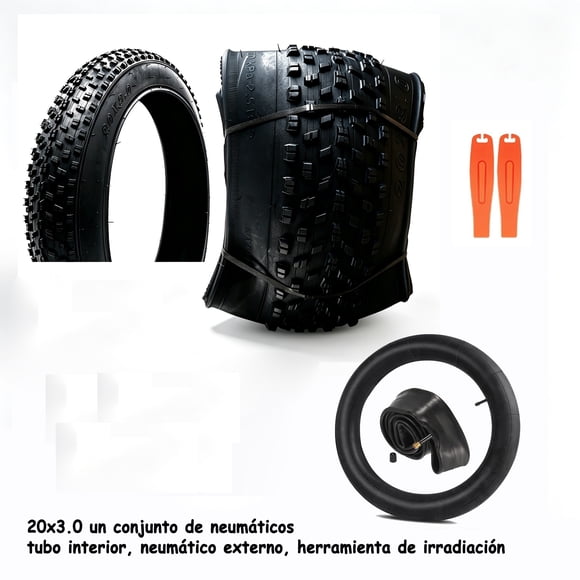 Un conjunto de neumáticos de bicicleta eléctrica 20 x 3.0
