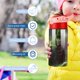 thumbnail image 5 of LokiBotella de Agua con Tapa Pop Top de Un Toque, Acero Inoxidable, a Prueba de Fugas, para Deportes, Botella Infantil rosa 12 oz, 5 of 6