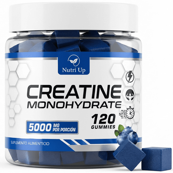 Creatina Monohidratada 120 Gomitas, 5000mg