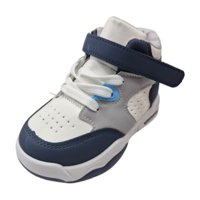 Vinnys Outlet - Zapatilla Con Caña Niño Blanco Azul