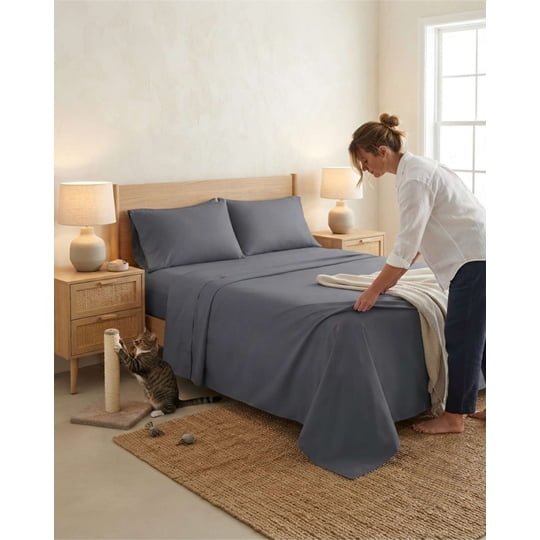 Decoideasemispa - Juego De Sabanas Estilo De Revista Para Dormitorio King