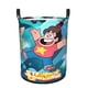 thumbnail image 1 of Steven Universe Cesta de lavandería de gran capacidad redonda con asa, bolsa para ropa sucia plegable, almacenamiento para dormitorio, baño y lavadero 44x35 cm, 1 of 6